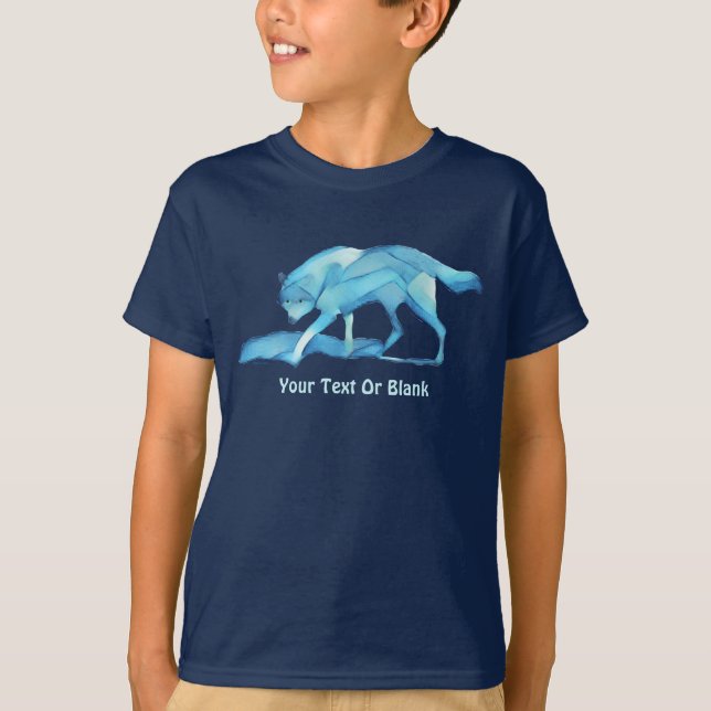 Camiseta Lobo azul (Anverso)