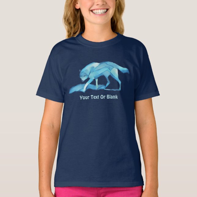 Camiseta Lobo azul (Anverso)