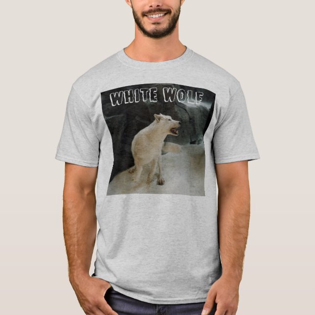 Camiseta Lobo blanco (Anverso)
