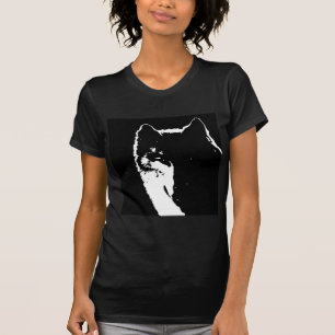 Camiseta Lobo blanco y negro