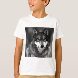 Camiseta Lobo blanco y negro