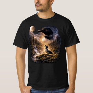 Camiseta Lobo canadiense estúpido Pájaro Loon – somorgujo c