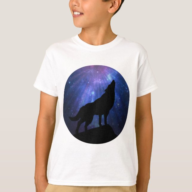 Camiseta Lobo Celestial (Anverso)