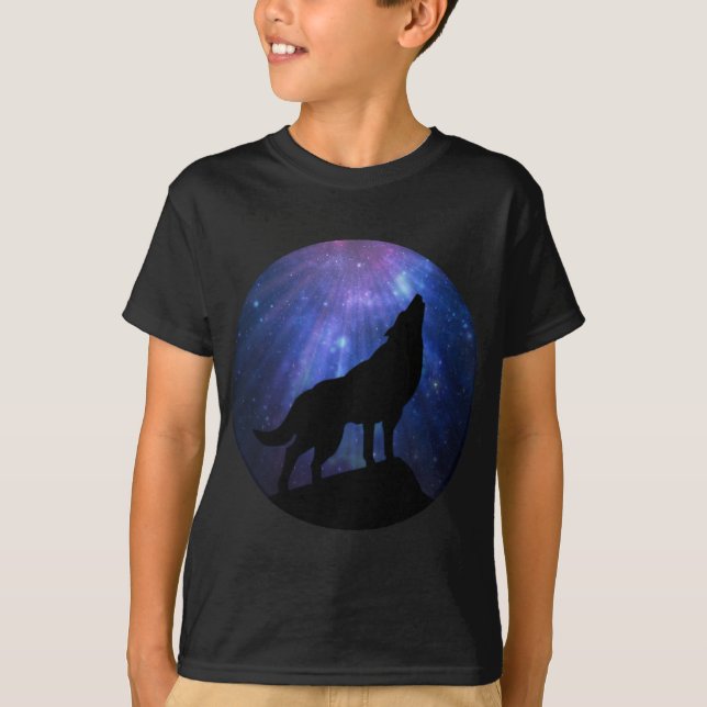Camiseta Lobo Celestial (Anverso)