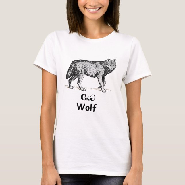 Camiseta Lobo cherokee joven (Anverso)