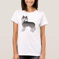 Lobo Claro Husky Siberiano Gris Perro De Dibujos A