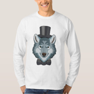 Camiseta Lobo como novio con arco