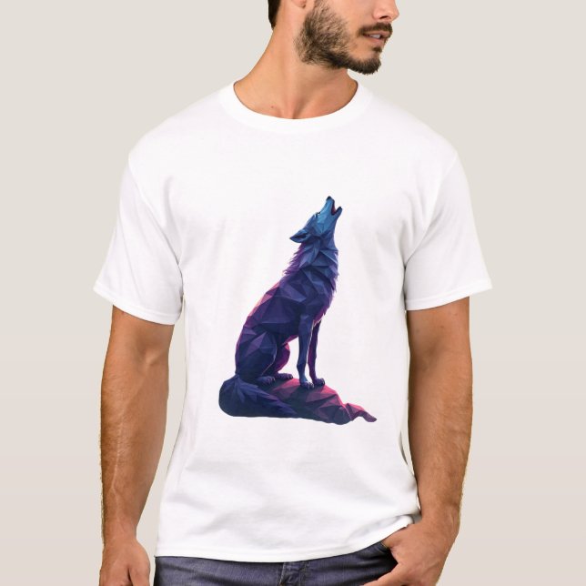 Camiseta Lobo cósmico (Anverso)