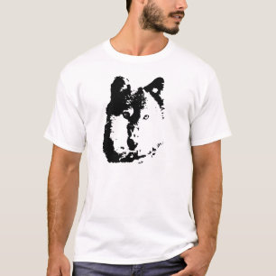 Camiseta Lobo de arte pop