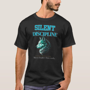 Camiseta Lobo de Disciplina Silenciosa – Enfoque de Lideraz