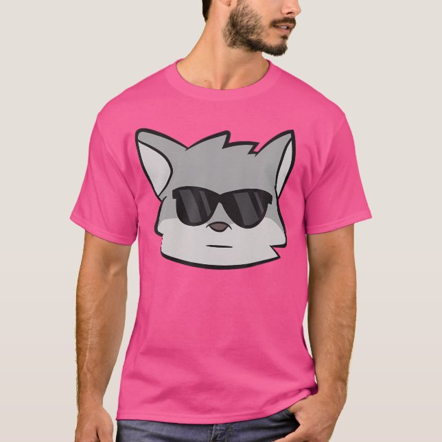 Camiseta Lobo de Guay con lentes de sol Lobos de amor (Anverso)