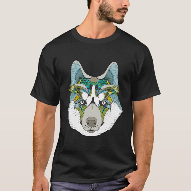 Camiseta Lobo de Halloween de último minuto (Anverso)