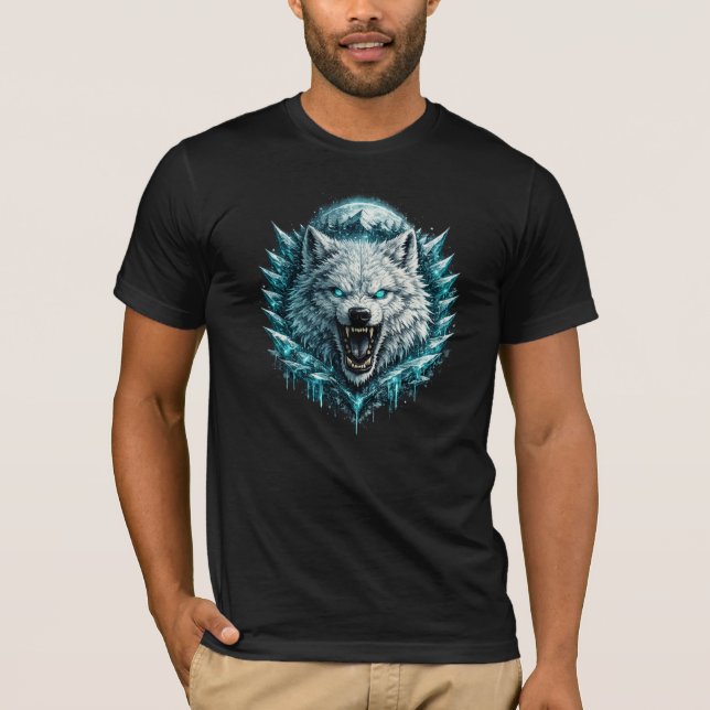 Camiseta Lobo de Hielo Ártico (Anverso)
