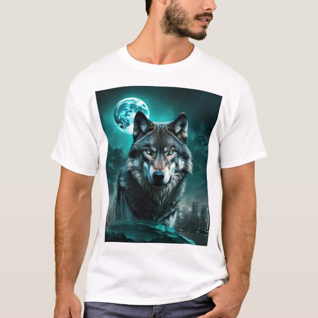 Camiseta Lobo de la ciudad (Anverso)