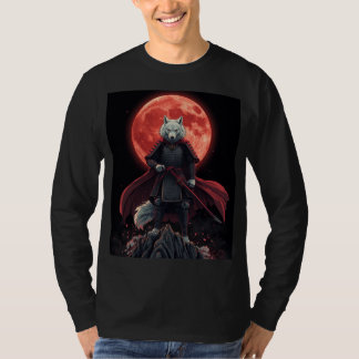 Camiseta Lobo de la Luna Carmesí Ronin