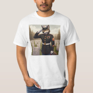 Camiseta Lobo de la Marina saludando