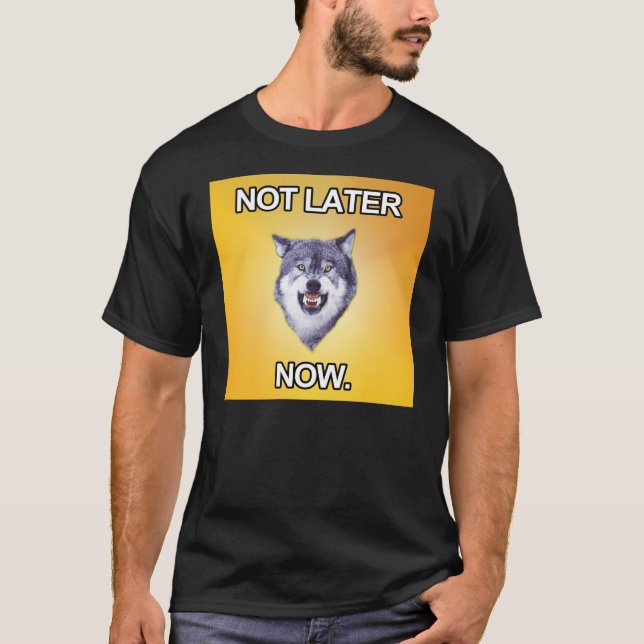 Camiseta Lobo de la motivación (Anverso)