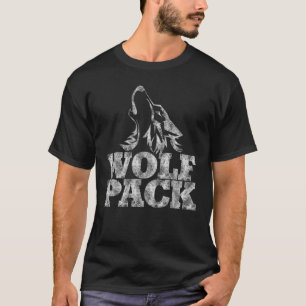 Camiseta Lobo De La Noche Cielo Naturaleza Animal Lobos Mág