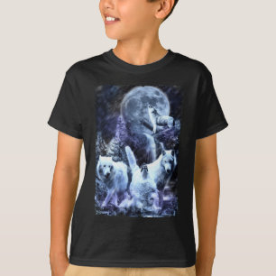 Camiseta Lobo de los lobos de los animales del bosque de in