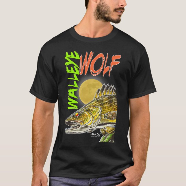 Camiseta Lobo de lucioperca (Anverso)