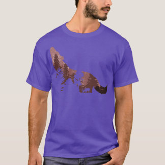 Camiseta Lobo de madera 2