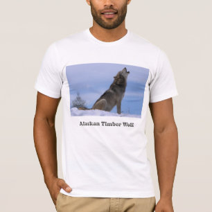 Camiseta Lobo de madera de Alaska del grito