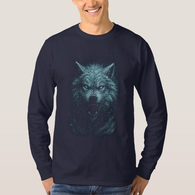 Camiseta Lobo de nieve (Anverso)