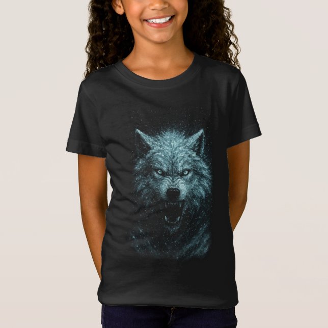 Camiseta Lobo de nieve (Anverso)