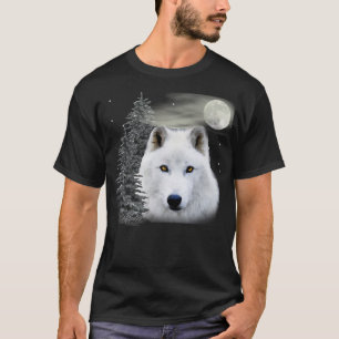Camiseta lobo de nieve ártico
