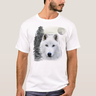 Camiseta lobo de nieve ártico