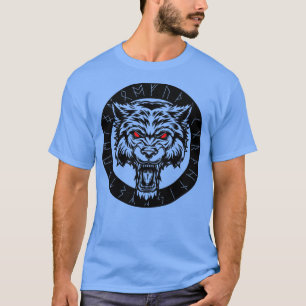 Camiseta Lobo De Odin Geri Y Freki Norse Mythology