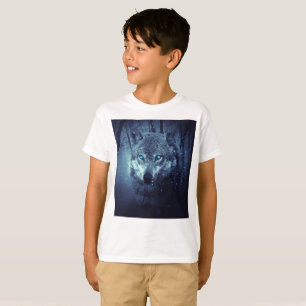 Camiseta Lobo de ojos azules