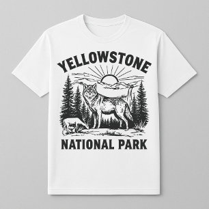 Camiseta Lobo de Yellowstone y Cordero