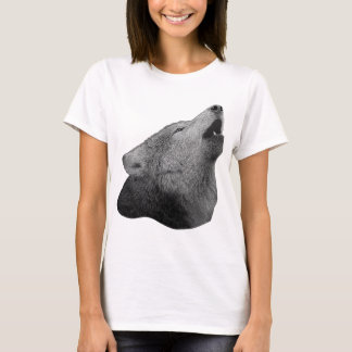 Camiseta Lobo del grito - imagen estilizada
