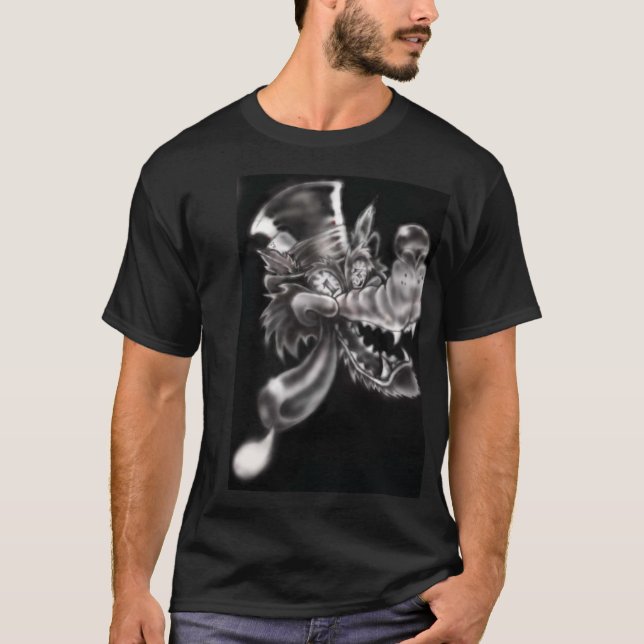 CAMISETA LOBO DEL SOMBRERO DE COPA (Anverso)