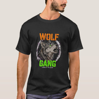 Camiseta Lobo Divertido Líder de la Manada de Halloween Paq