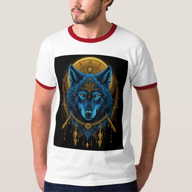 Camiseta Lobo dorado (Anverso)