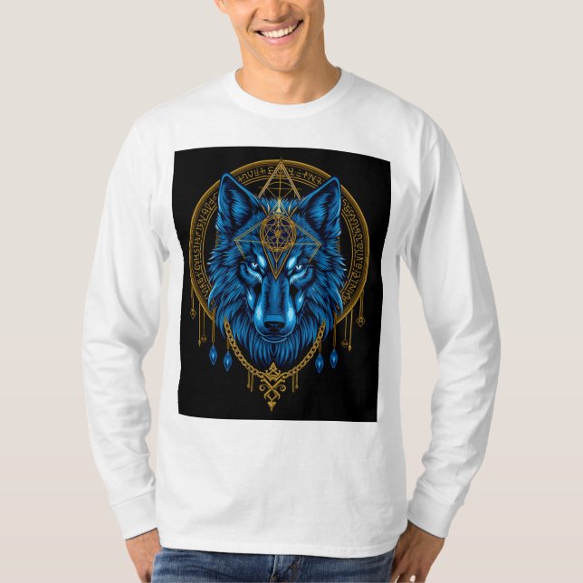 Camiseta Lobo dorado (Anverso)