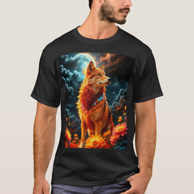 Camiseta Lobo dorado (Anverso)