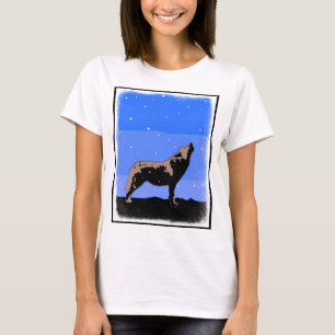 Camiseta Lobo en invierno - Arte de vida silvestre original