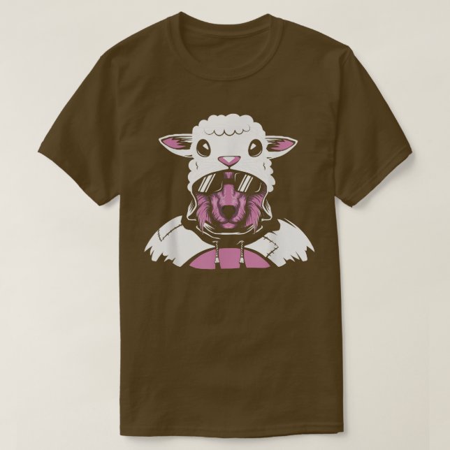 Camiseta Lobo en ropa de oveja (Diseño del anverso)