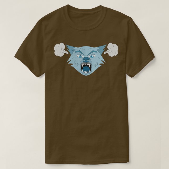 Camiseta Lobo enojado (Diseño del anverso)