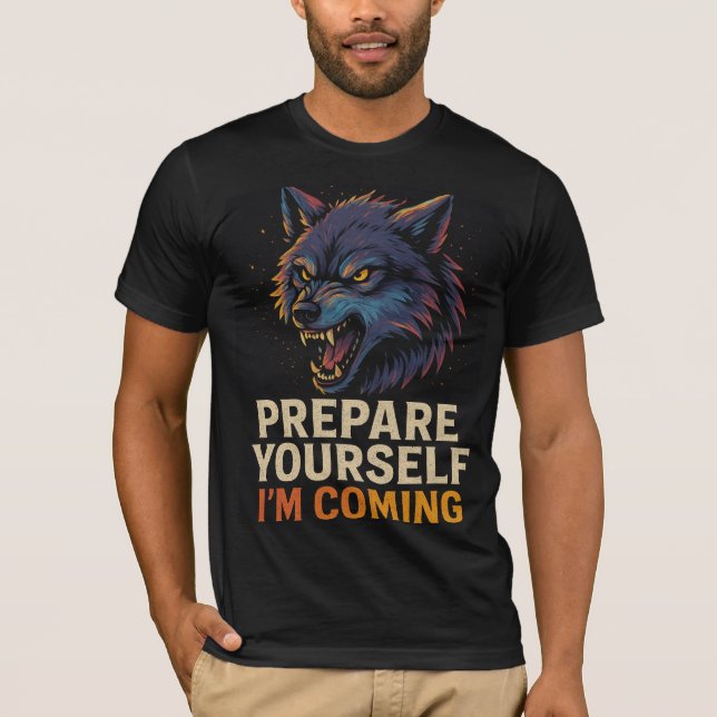 Camiseta Lobo Enojado (Anverso)