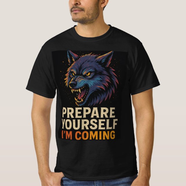 Camiseta Lobo Enojado (Anverso)