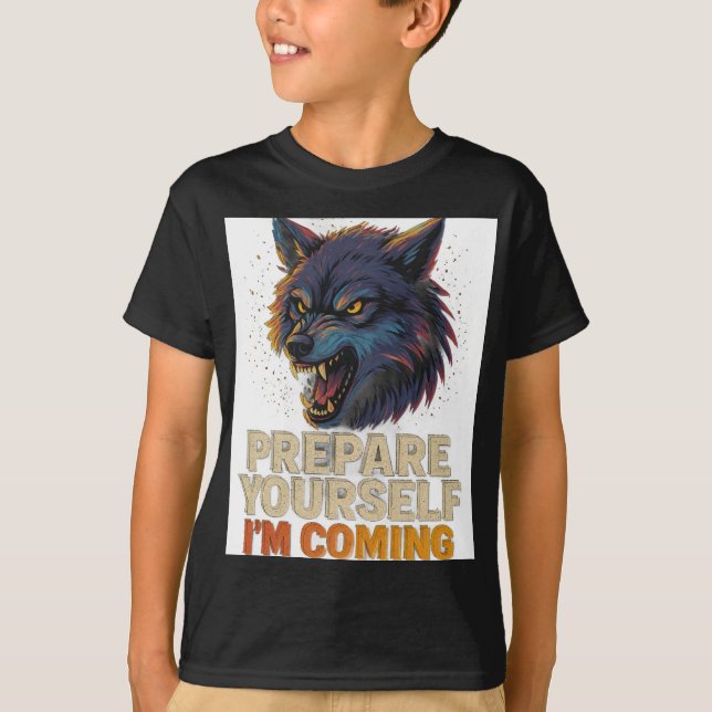Camiseta Lobo Enojado (Anverso)