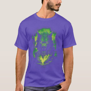 Camiseta Lobo Fantasía Hombre Lobo Terror Espada Sobrenatur