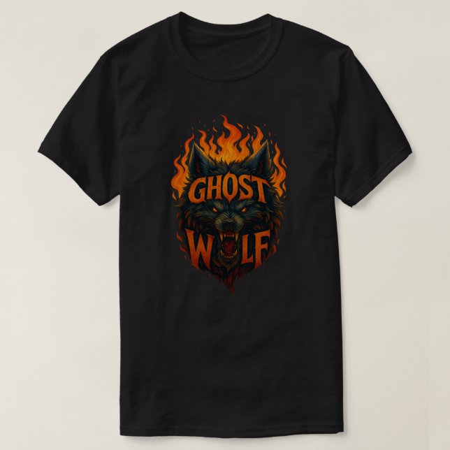 Camiseta Lobo fantasma (Diseño del anverso)