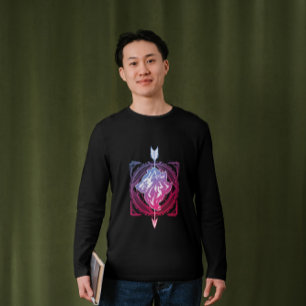 Camiseta Lobo geométrico