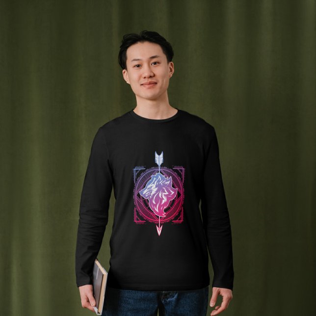 Camiseta Lobo geométrico (Subido por el creador)