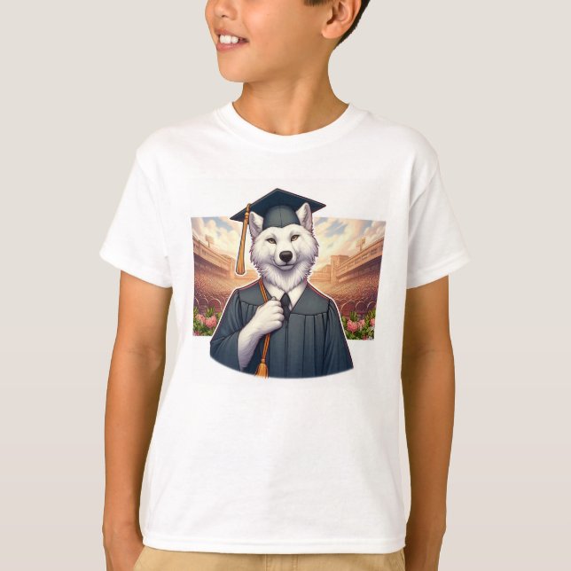 Camiseta Lobo Graduado (Anverso)